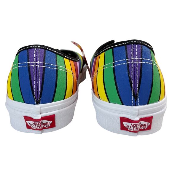 NWT VANS Authentic Sneaker Refract Rainbow Black Multi M10.5 W12 New VN0A2Z5IWN7 - Picture 6 of 8